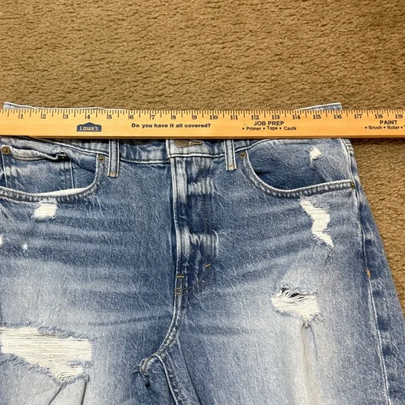 Lucky Brand Light Blue Distressed Ladies  Jeans - Picture 4 of 9